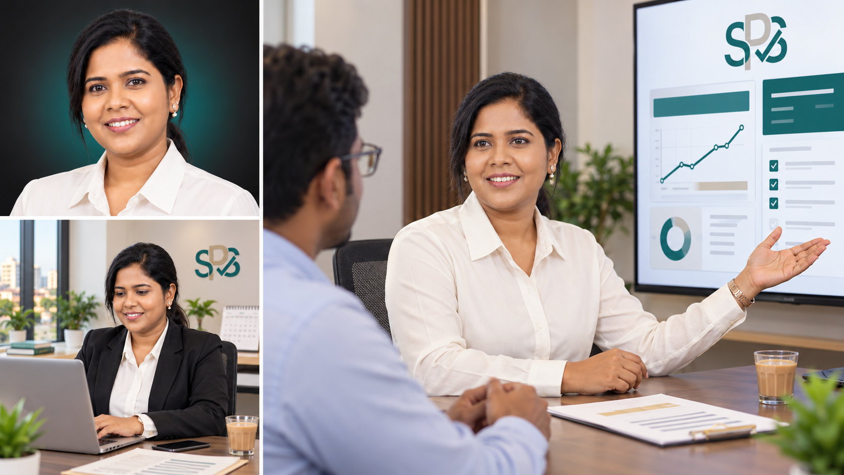 Sujatha Ankenapally explaining professional insurance and planning guidance